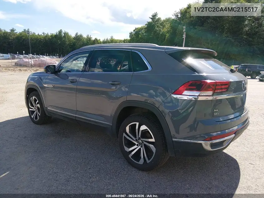 2021 Volkswagen Atlas Cross Sport 2.0T Sel Premium VIN: 1V2TC2CA4MC215517 Lot: 45441567