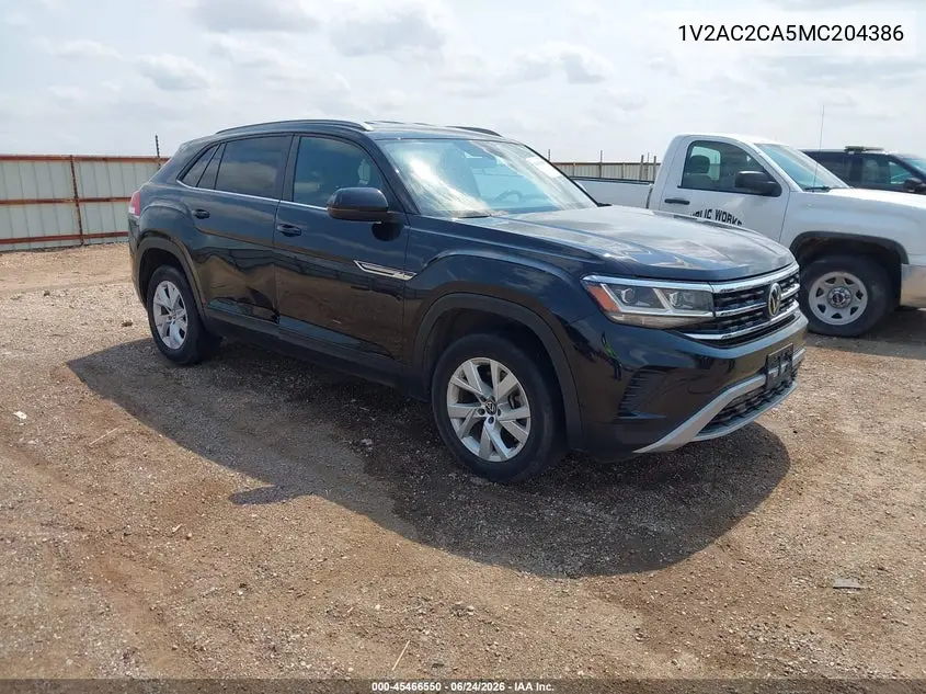 2021 Volkswagen Atlas Cross Sport 2.0T S VIN: 1V2AC2CA5MC204386 Lot: 45466550