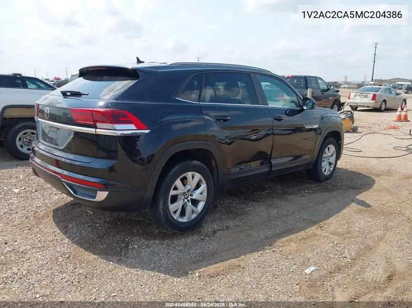 2021 Volkswagen Atlas Cross Sport 2.0T S VIN: 1V2AC2CA5MC204386 Lot: 45466550