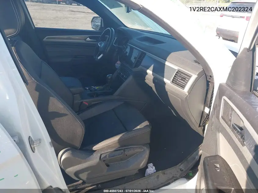 2021 Volkswagen Atlas Cross Sport 3.6L V6 Se W/Technology R-Line VIN: 1V2RE2CAXMC202324 Lot: 45507243
