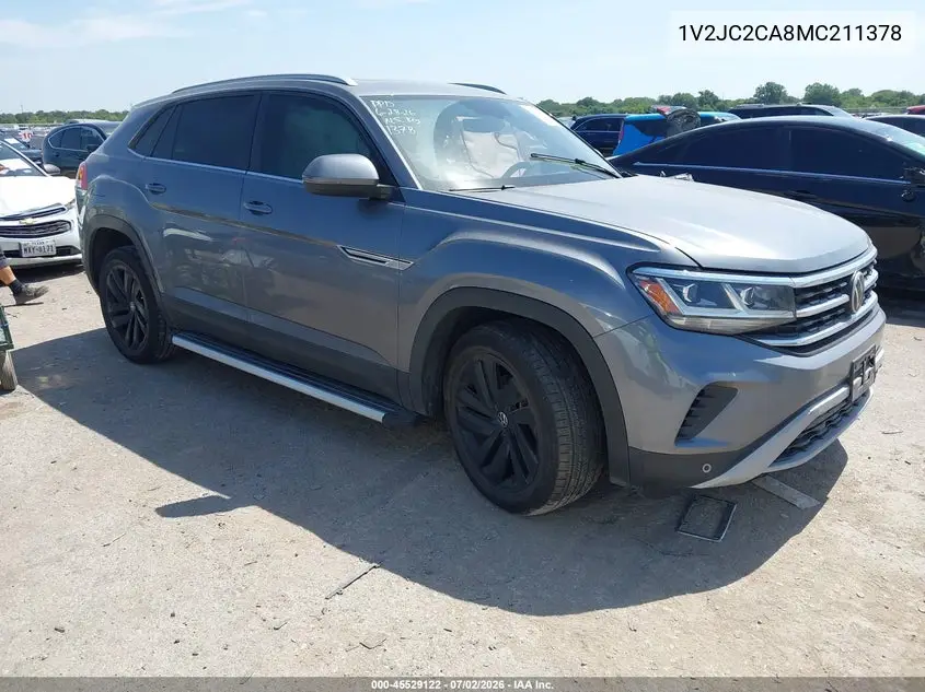 2021 Volkswagen Atlas Cross Sport 2.0T Se W/Technology VIN: 1V2JC2CA8MC211378 Lot: 45529122