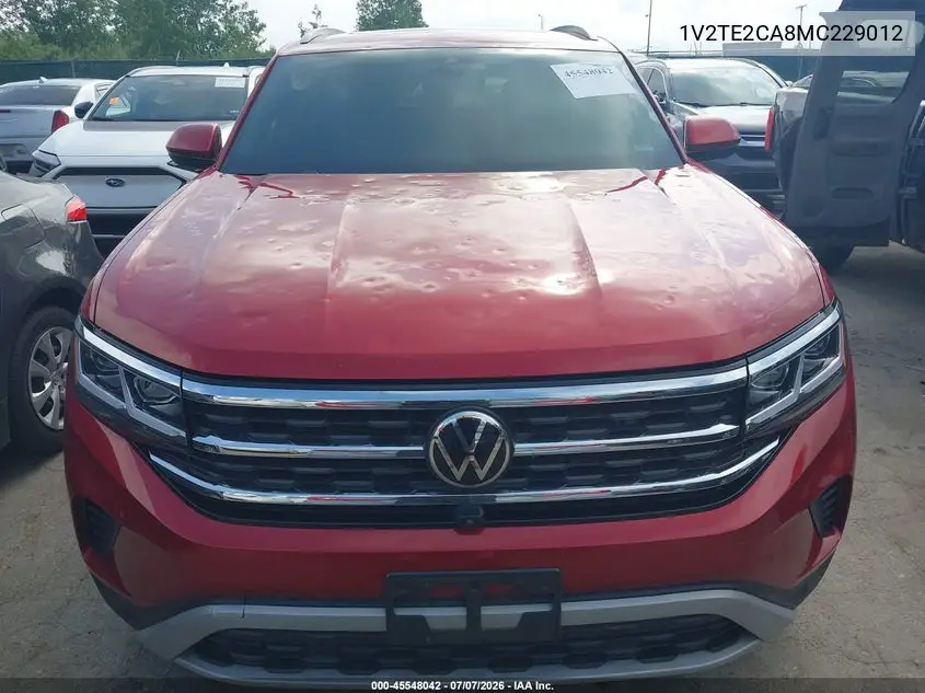 2021 Volkswagen Atlas Cross Sport 3.6L V6 Sel Premium VIN: 1V2TE2CA8MC229012 Lot: 45548042