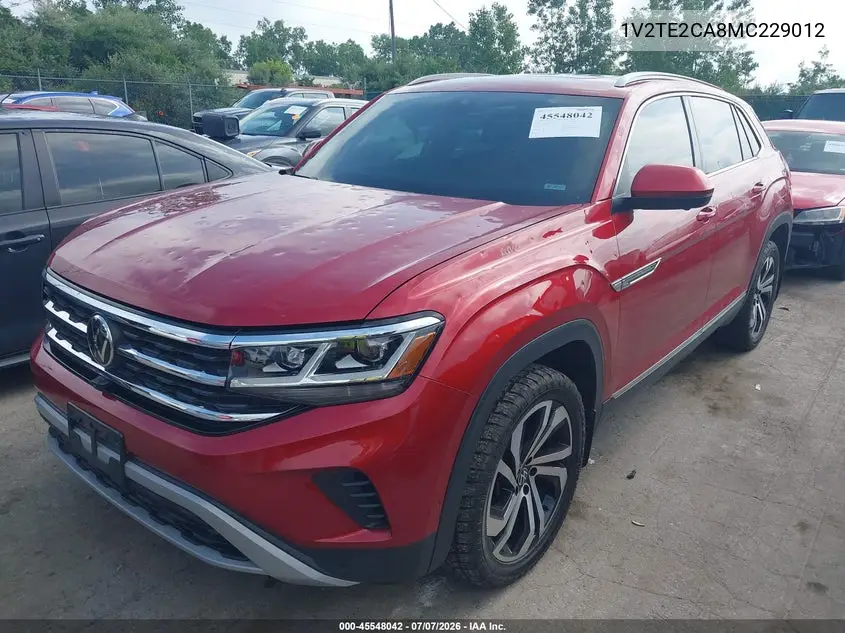 2021 Volkswagen Atlas Cross Sport 3.6L V6 Sel Premium VIN: 1V2TE2CA8MC229012 Lot: 45548042