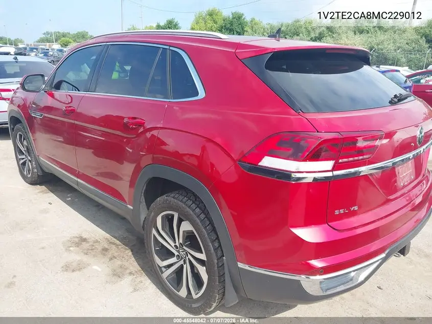 2021 Volkswagen Atlas Cross Sport 3.6L V6 Sel Premium VIN: 1V2TE2CA8MC229012 Lot: 45548042