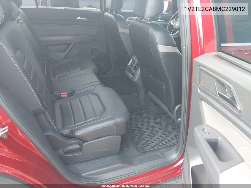 2021 Volkswagen Atlas Cross Sport 3.6L V6 Sel Premium VIN: 1V2TE2CA8MC229012 Lot: 45548042