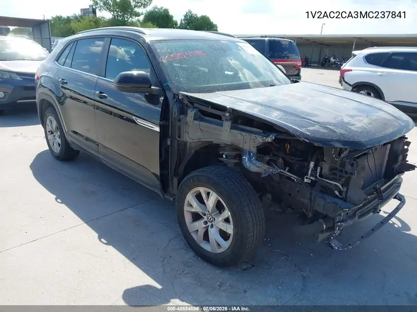 2021 Volkswagen Atlas Cross Sport 2.0T S VIN: 1V2AC2CA3MC237841 Lot: 45554596