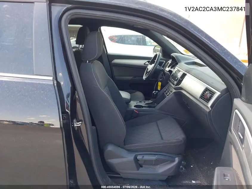 2021 Volkswagen Atlas Cross Sport 2.0T S VIN: 1V2AC2CA3MC237841 Lot: 45554596