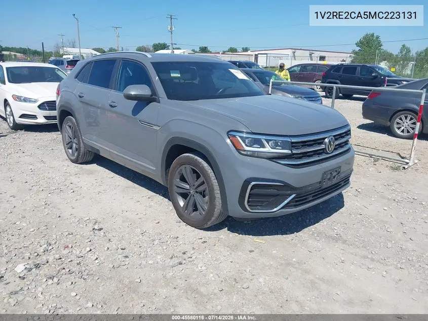 2021 Volkswagen Atlas Cross Sport 3.6L V6 Se W/Technology R-Line VIN: 1V2RE2CA5MC223131 Lot: 45580116