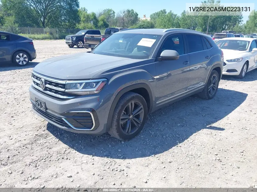 2021 Volkswagen Atlas Cross Sport 3.6L V6 Se W/Technology R-Line VIN: 1V2RE2CA5MC223131 Lot: 45580116
