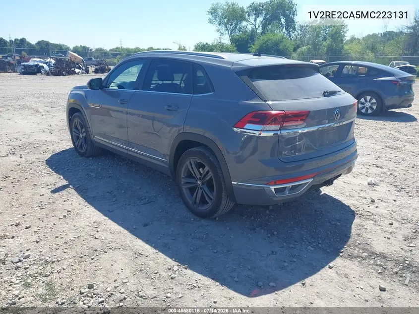 2021 Volkswagen Atlas Cross Sport 3.6L V6 Se W/Technology R-Line VIN: 1V2RE2CA5MC223131 Lot: 45580116