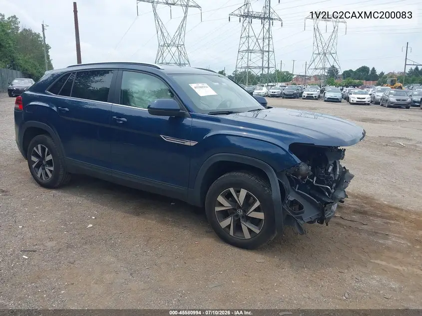 2021 Volkswagen Atlas Cross Sport 2.0T Se VIN: 1V2LC2CAXMC200083 Lot: 45580994
