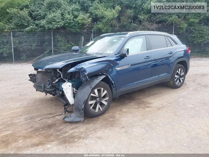 2021 Volkswagen Atlas Cross Sport 2.0T Se VIN: 1V2LC2CAXMC200083 Lot: 45580994