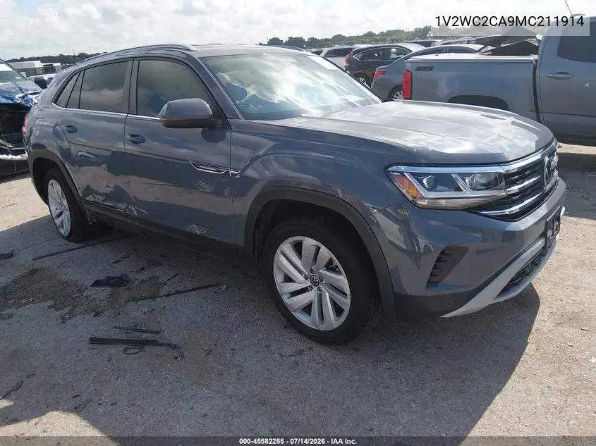 2021 Volkswagen Atlas Cross Sport 2.0T Se W/Technology VIN: 1V2WC2CA9MC211914 Lot: 45582255