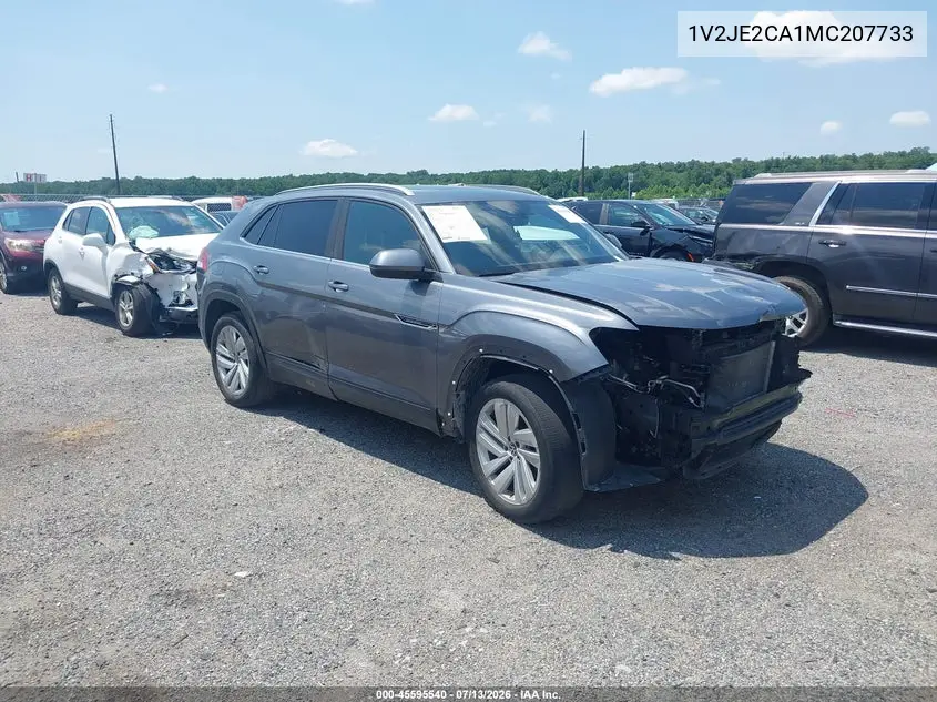 2021 Volkswagen Atlas Cross Sport 3.6L V6 Se W/Technology VIN: 1V2JE2CA1MC207733 Lot: 45595540