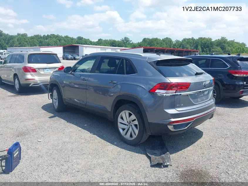 2021 Volkswagen Atlas Cross Sport 3.6L V6 Se W/Technology VIN: 1V2JE2CA1MC207733 Lot: 45595540