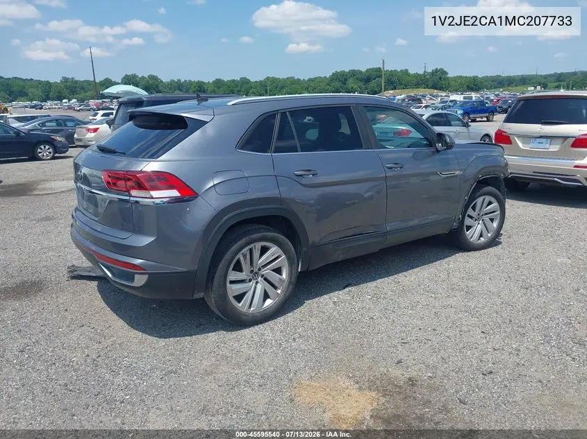 2021 Volkswagen Atlas Cross Sport 3.6L V6 Se W/Technology VIN: 1V2JE2CA1MC207733 Lot: 45595540