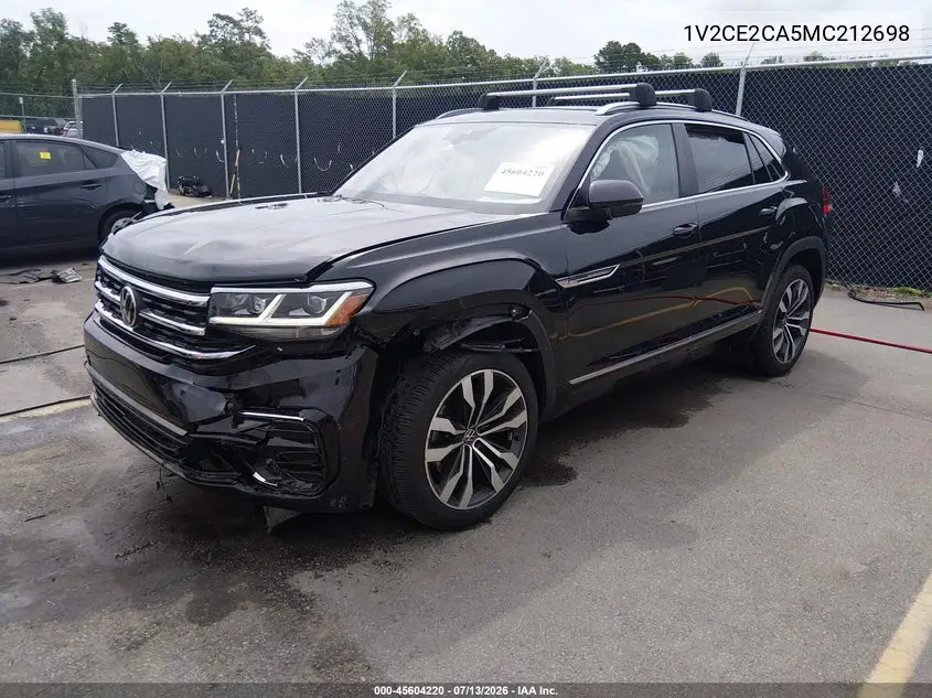 2021 Volkswagen Atlas Cross Sport 3.6L V6 Sel R-Line VIN: 1V2CE2CA5MC212698 Lot: 45604220