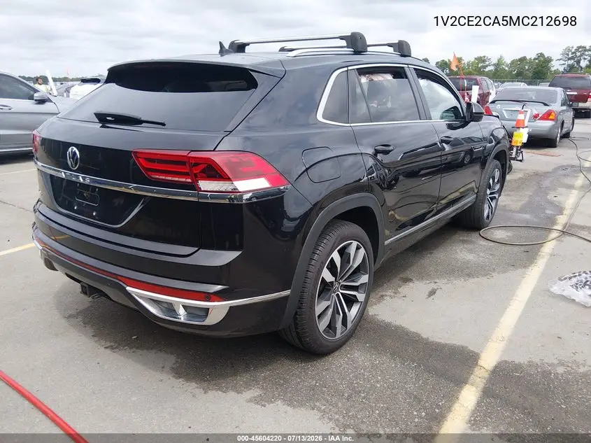 2021 Volkswagen Atlas Cross Sport 3.6L V6 Sel R-Line VIN: 1V2CE2CA5MC212698 Lot: 45604220