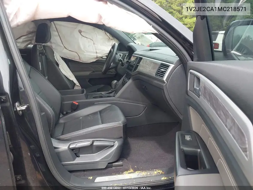 2021 Volkswagen Atlas Cross Sport 3.6L V6 Se W/Technology VIN: 1V2JE2CA1MC218571 Lot: 45613053