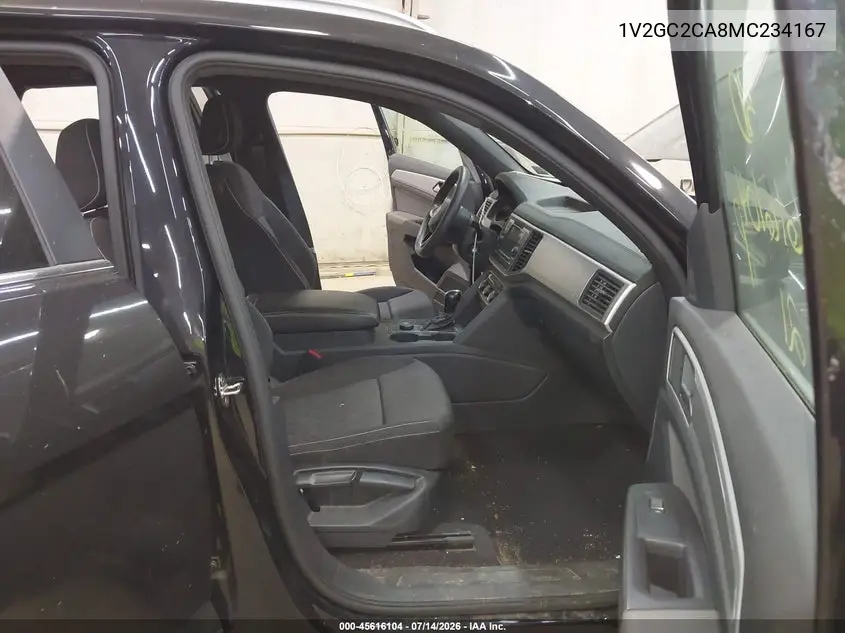 2021 Volkswagen Atlas Cross Sport 2.0T S VIN: 1V2GC2CA8MC234167 Lot: 45616104