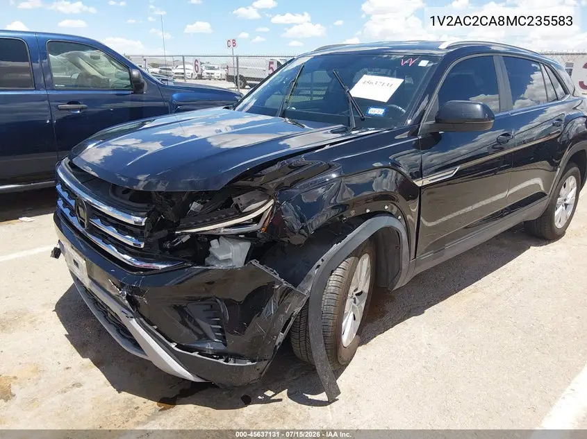 2021 Volkswagen Atlas Cross Sport 2.0T S VIN: 1V2AC2CA8MC235583 Lot: 45637131