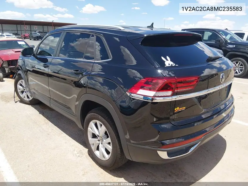 2021 Volkswagen Atlas Cross Sport 2.0T S VIN: 1V2AC2CA8MC235583 Lot: 45637131