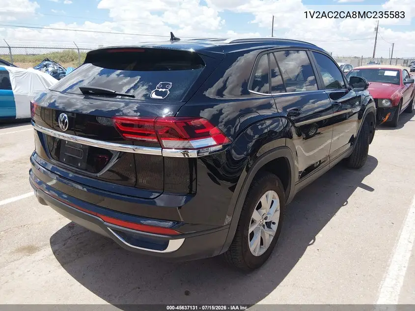 2021 Volkswagen Atlas Cross Sport 2.0T S VIN: 1V2AC2CA8MC235583 Lot: 45637131
