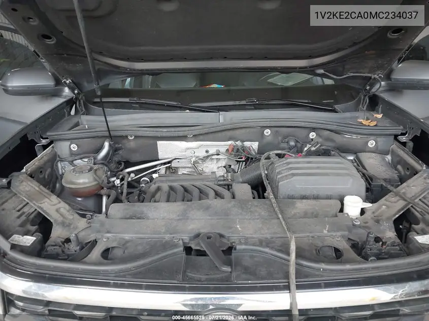2021 Volkswagen Atlas Cross Sport 3.6L V6 Se W/Technology VIN: 1V2KE2CA0MC234037 Lot: 45665525