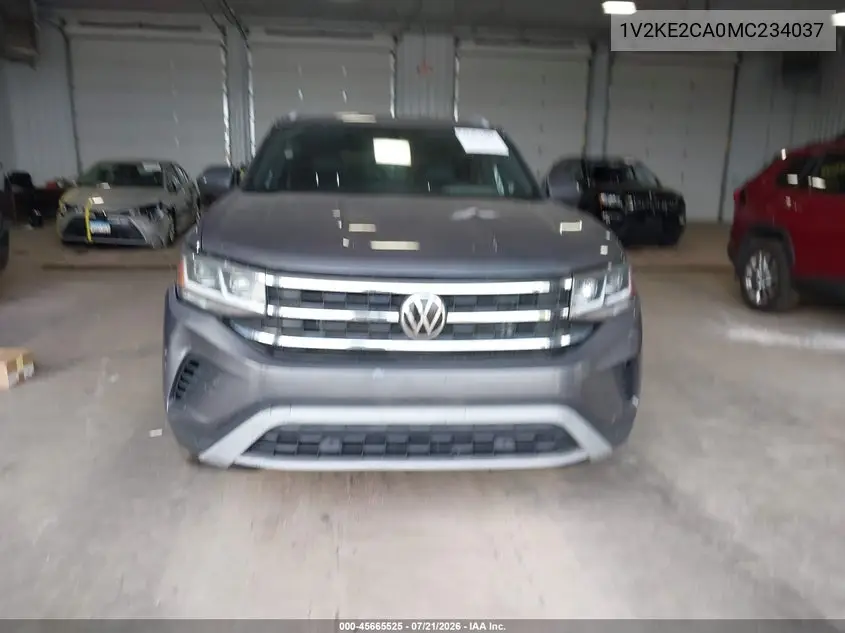 2021 Volkswagen Atlas Cross Sport 3.6L V6 Se W/Technology VIN: 1V2KE2CA0MC234037 Lot: 45665525