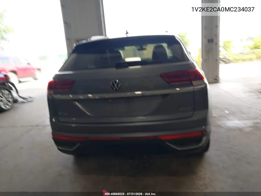 2021 Volkswagen Atlas Cross Sport 3.6L V6 Se W/Technology VIN: 1V2KE2CA0MC234037 Lot: 45665525