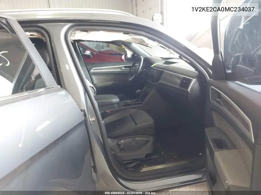 2021 Volkswagen Atlas Cross Sport 3.6L V6 Se W/Technology VIN: 1V2KE2CA0MC234037 Lot: 45665525