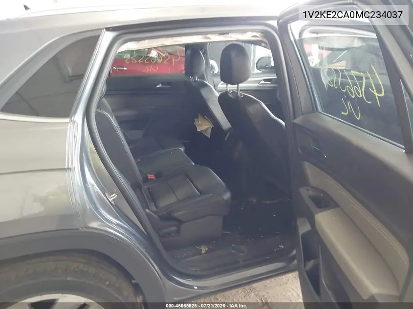 2021 Volkswagen Atlas Cross Sport 3.6L V6 Se W/Technology VIN: 1V2KE2CA0MC234037 Lot: 45665525