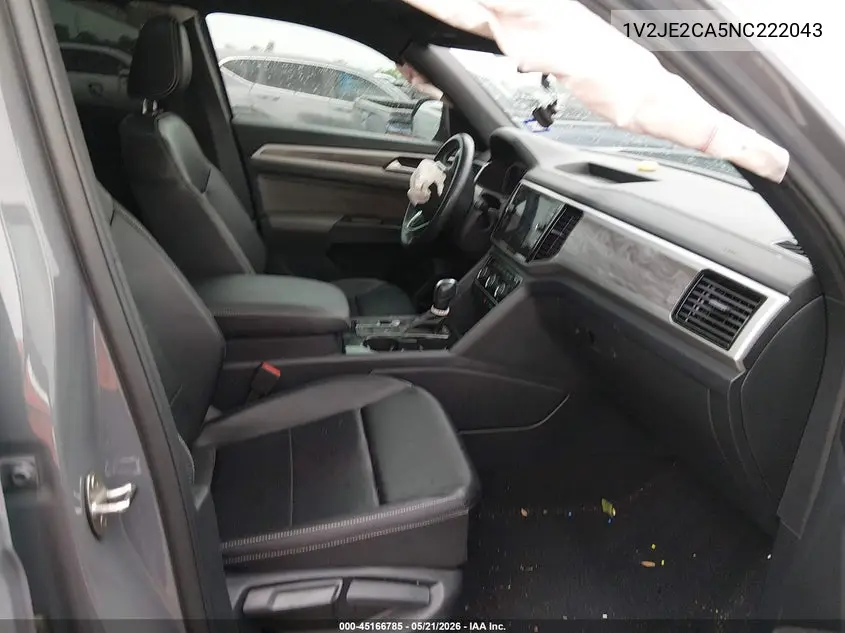 2022 Volkswagen Atlas Cross Sport 3.6L V6 Se W/Technology VIN: 1V2JE2CA5NC222043 Lot: 45166785