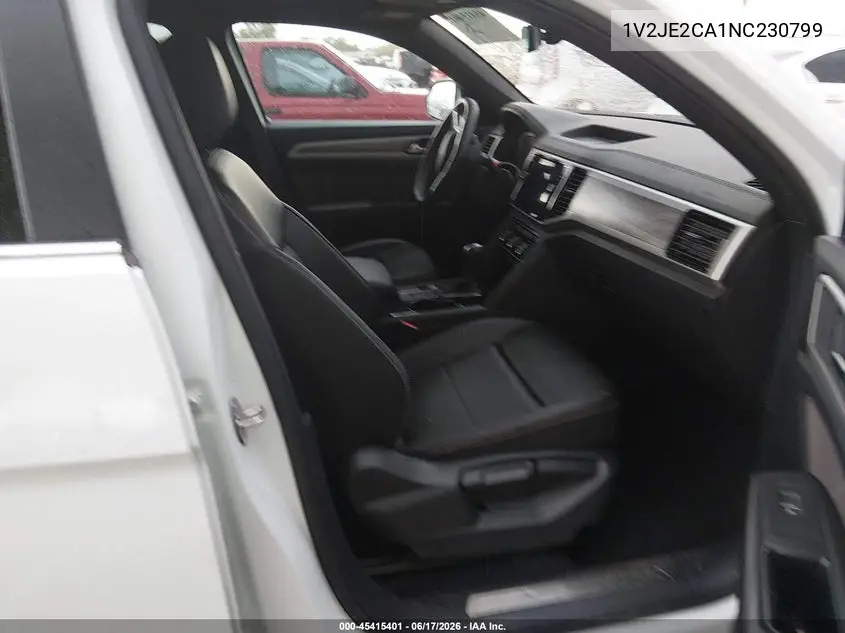 2022 Volkswagen Atlas Cross Sport 3.6L V6 Se W/Technology VIN: 1V2JE2CA1NC230799 Lot: 45415401
