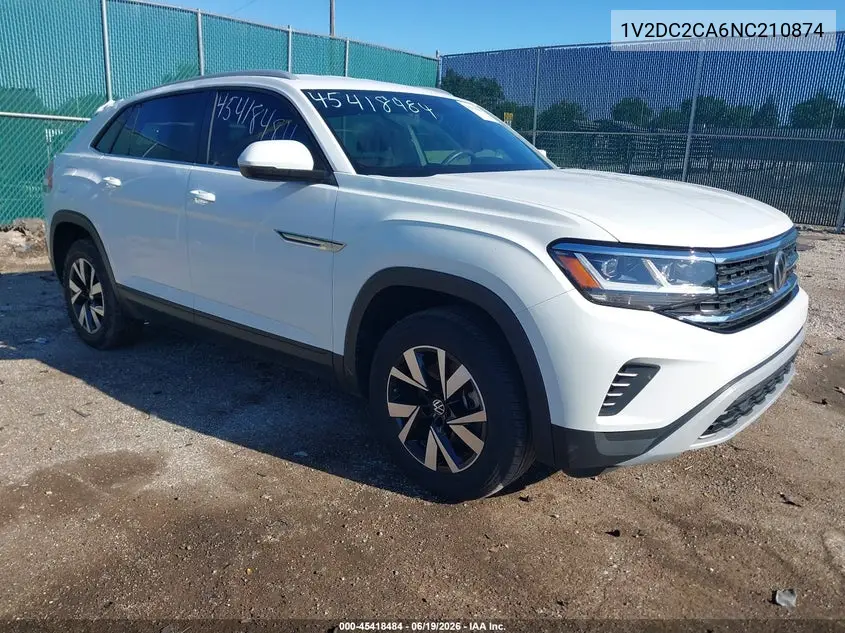 2022 Volkswagen Atlas Cross Sport 2.0T Se VIN: 1V2DC2CA6NC210874 Lot: 45418484