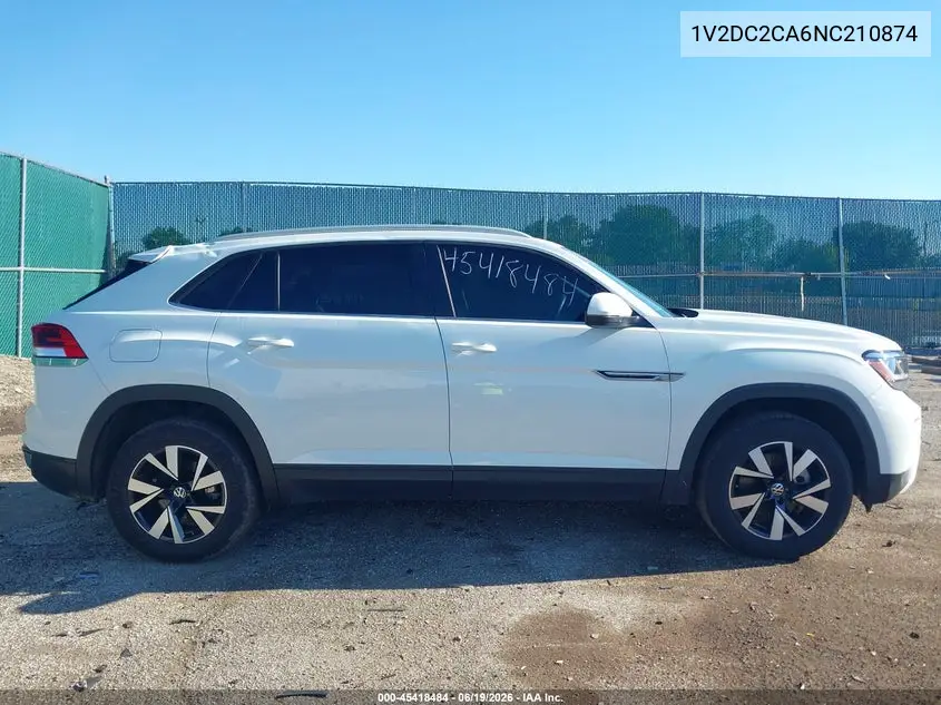2022 Volkswagen Atlas Cross Sport 2.0T Se VIN: 1V2DC2CA6NC210874 Lot: 45418484