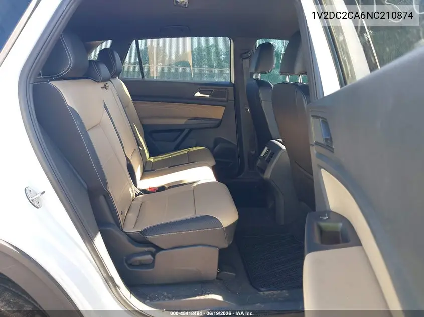 2022 Volkswagen Atlas Cross Sport 2.0T Se VIN: 1V2DC2CA6NC210874 Lot: 45418484