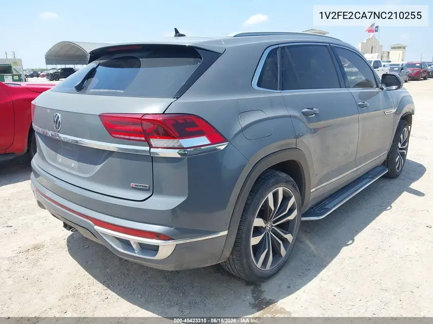 2022 Volkswagen Atlas Cross Sport 3.6L V6 Sel Premium R-Line VIN: 1V2FE2CA7NC210255 Lot: 45423310