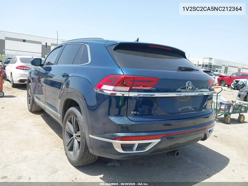 2022 Volkswagen Atlas Cross Sport 2.0T Sel R-Line VIN: 1V2SC2CA5NC212364 Lot: 45449945