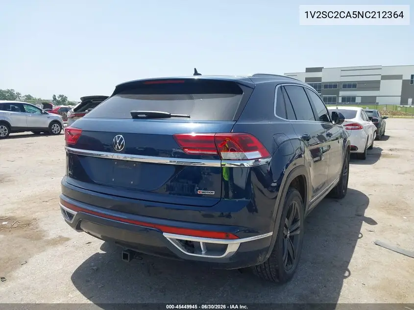 2022 Volkswagen Atlas Cross Sport 2.0T Sel R-Line VIN: 1V2SC2CA5NC212364 Lot: 45449945