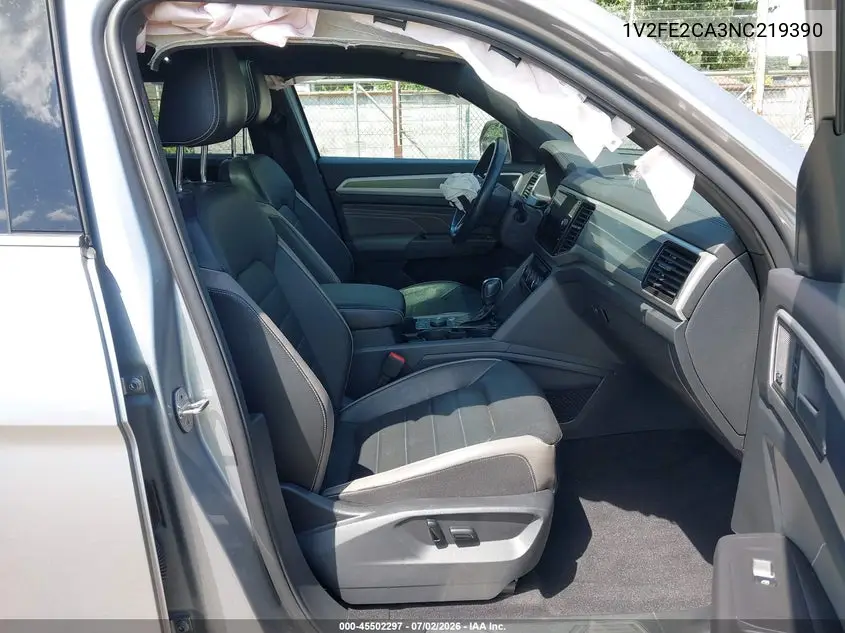 2022 Volkswagen Atlas Cross Sport 3.6L V6 Sel Premium R-Line VIN: 1V2FE2CA3NC219390 Lot: 45502297