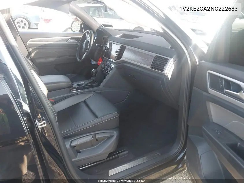2022 Volkswagen Atlas Cross Sport 3.6L V6 Se W/Technology VIN: 1V2KE2CA2NC222683 Lot: 45520889