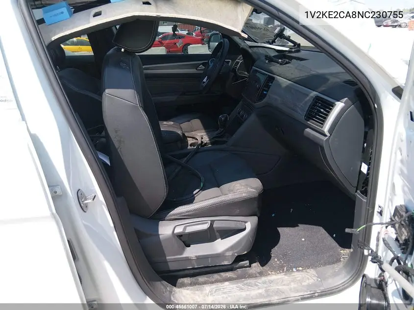2022 Volkswagen Atlas Cross Sport 3.6L V6 Se W/Technology VIN: 1V2KE2CA8NC230755 Lot: 45561007