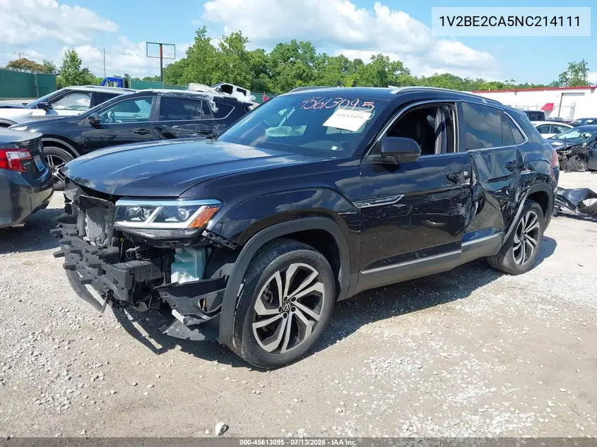 2022 Volkswagen Atlas Cross Sport 3.6L V6 Sel VIN: 1V2BE2CA5NC214111 Lot: 45613095