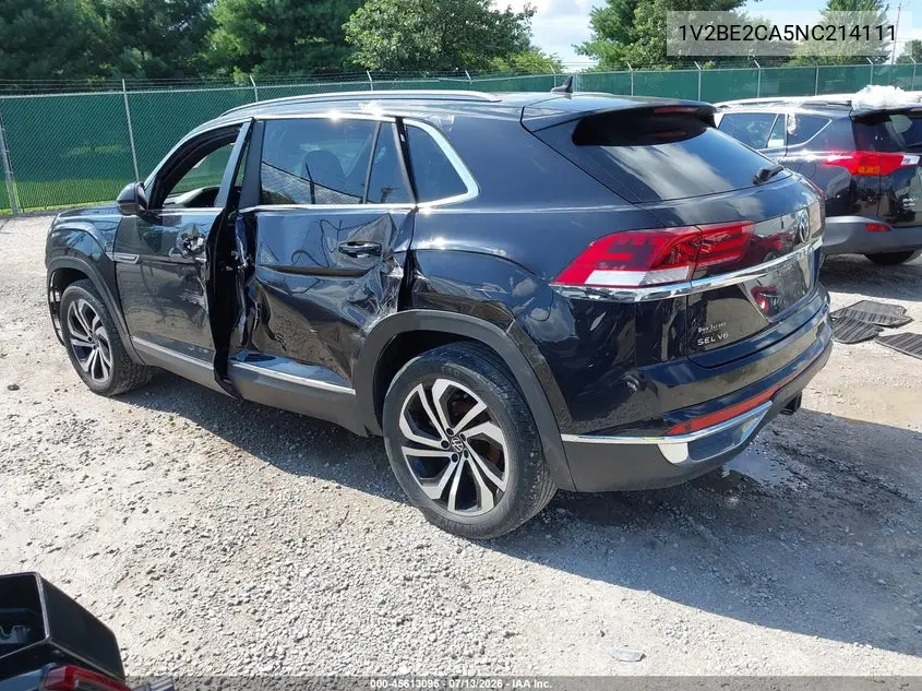 2022 Volkswagen Atlas Cross Sport 3.6L V6 Sel VIN: 1V2BE2CA5NC214111 Lot: 45613095