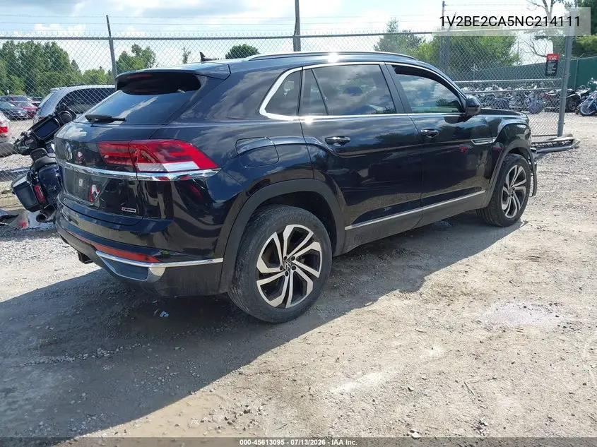 2022 Volkswagen Atlas Cross Sport 3.6L V6 Sel VIN: 1V2BE2CA5NC214111 Lot: 45613095