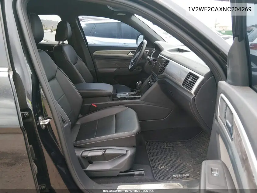 2022 Volkswagen Atlas Cross Sport 3.6L V6 Se W/Technology VIN: 1V2WE2CAXNC204269 Lot: 45645198