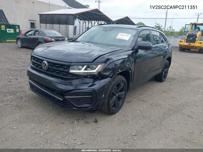 2023 Volkswagen Atlas Cross Sport 2.0T Sel R-Line Black VIN: 1V2SC2CA9PC211351 Lot: 44991630