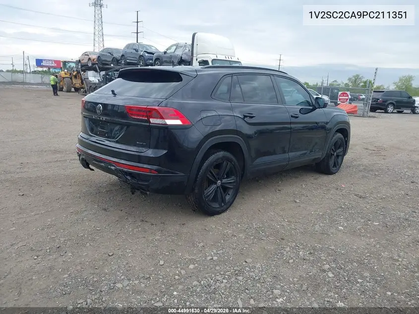 2023 Volkswagen Atlas Cross Sport 2.0T Sel R-Line Black VIN: 1V2SC2CA9PC211351 Lot: 44991630