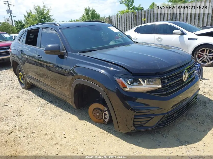 2023 Volkswagen Atlas Cross Sport 3.6L V6 Sel/3.6L V6 Sel R-Line Black VIN: 1V2SE2CA9PC217628 Lot: 45105316